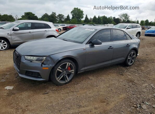 WAUGNAF43HN028953 2017 AUDI A4 Gray Vista tres cuartos delantera izquierda
