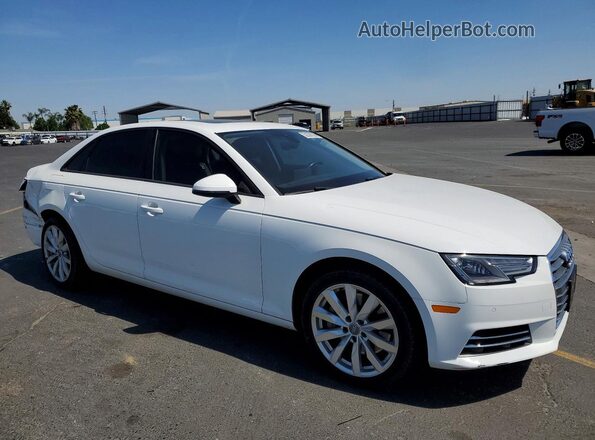 WAUGNAF44HN005990 2017 AUDI A4 White Front right