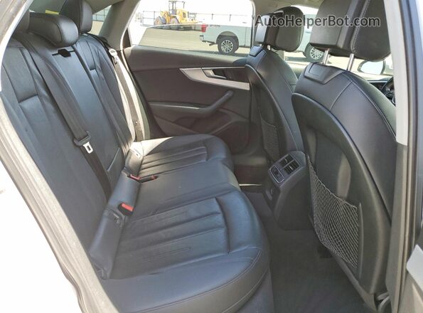 WAUGNAF44HN005990 2017 AUDI A4 White Rear seats view