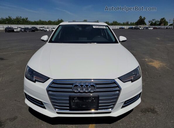 WAUGNAF44HN005990 2017 AUDI A4 White Front view