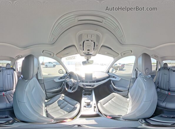WAUGNAF44HN005990 2017 AUDI A4 White VIN sticker view