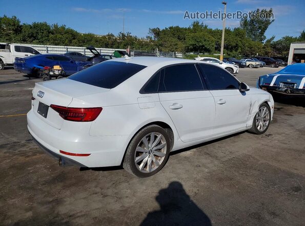 WAUGNAF48HN020296 2017 AUDI A4 White Trasero derecho