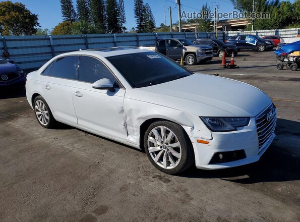 WAUGNAF48HN020296 2017 AUDI A4 White Delantero derecho