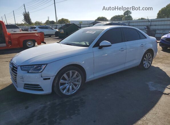 WAUGNAF48HN020296 2017 AUDI A4 White Vista tres cuartos delantera izquierda