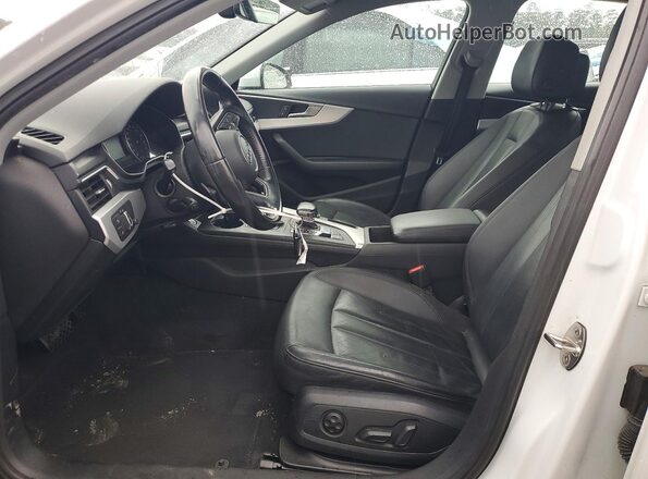 WAUGNAF48HN029418 2017 AUDI A4 Белый Вид салона спереди