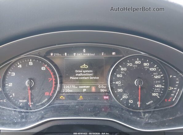 WAUGNAF4XHN036841 2017 AUDI OTHER Белый Вид задних сидений