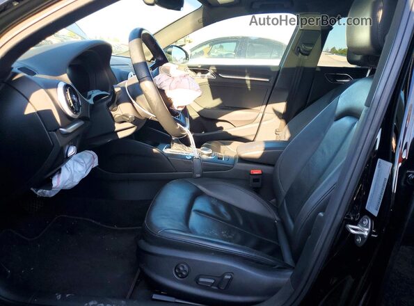 WAUGUGFF4H1024697 2017 AUDI A3 Black Вид салону спереду