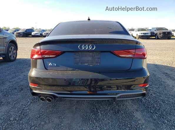 WAUGUGFF4H1024697 2017 AUDI A3 Black Вид ззаду