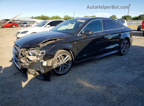 WAUGUGFF4H1024697 2017 AUDI A3 Black Передня ліва чверть