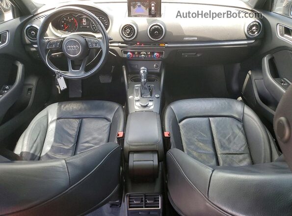 WAUGUGFF7KA075473 2019 AUDI A3 Black Вид панелі приладів