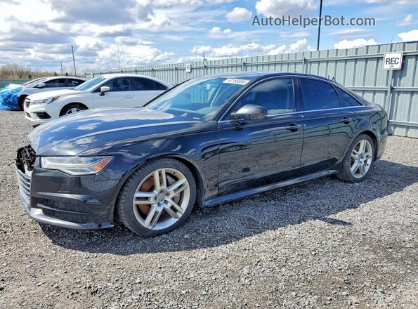 WAUH2AFC2HN052441 2017 AUDI A6 Черный Передняя левая четверть