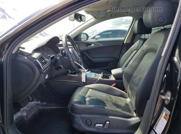 WAUH2AFC2HN052441 2017 AUDI A6 Черный Вид салона спереди