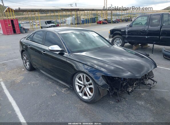 WAUH2AFC8GN123799 2016 AUDI S6 Черный Передняя правая четверть