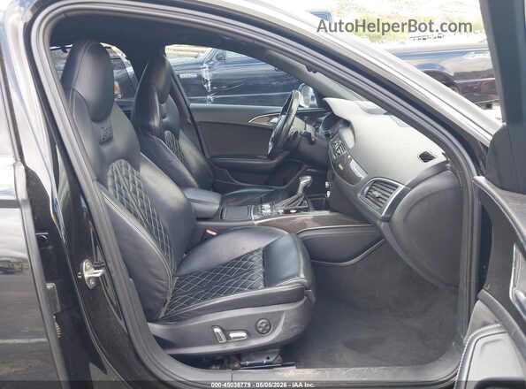WAUH2AFC8GN123799 2016 AUDI S6 Черный Вид салона спереди