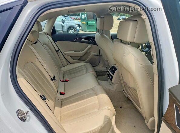 WAUHGAFC3GN016239 2016 AUDI A6 Белый Вид задних сидений