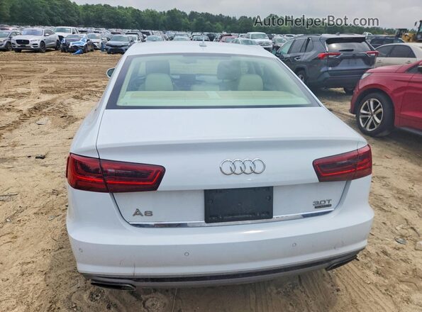 WAUHGAFC3GN016239 2016 AUDI A6 Белый Вид сзади
