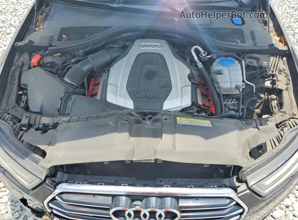 WAUHGAFC4GN011096 2016 AUDI A6 Black უკანა სალონის ხედი