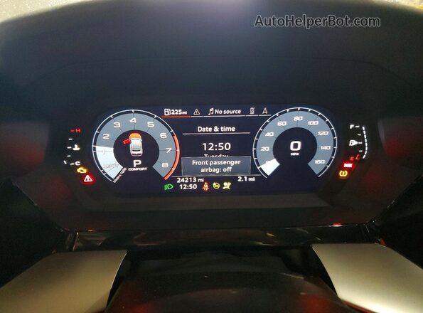 WAUHUDGY2RA130442 2024 AUDI A3 Silver Vista del cuadro de instrumentos