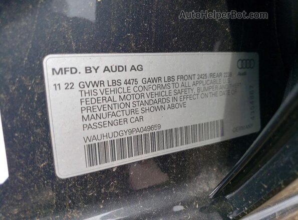 WAUHUDGY9PA049659 2023 AUDI A3 Gray Widok komory silnika