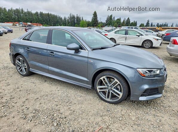 WAUJEGFF4K1027271 2019 AUDI A3 Серый Передняя правая четверть