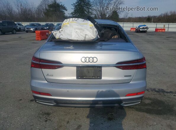 WAUK2AF24KN116032 2019 AUDI A6 Серебряный Вид сзади