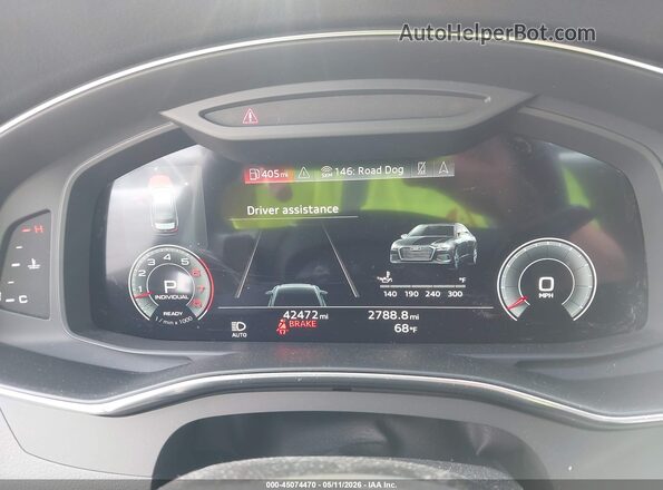 WAUK2AF28MN075195 2021 AUDI A6 Серый Вид задних сидений