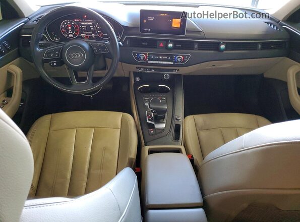 WAUKMAF4XHN044659 2017 AUDI A4 Черный Вид панели приборов