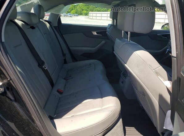 WAUKMAF4XJA076640 2018 AUDI A4 Black Հետևի նստատեղերի տեսք