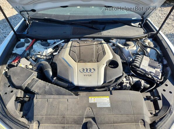 WAUL2AF20KN023786 2019 AUDI A6 White Вид задньої частини салону