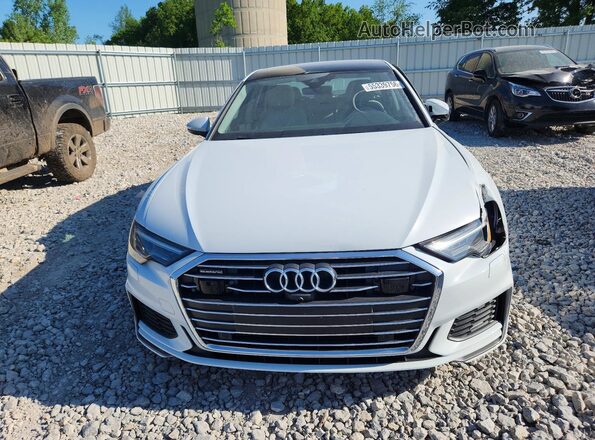 WAUL2AF20KN023786 2019 AUDI A6 White Вид спереду