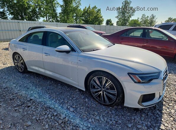 WAUL2AF20KN023786 2019 AUDI A6 White Передня права чверть