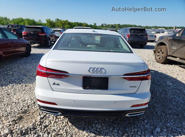 WAUL2AF20KN023786 2019 AUDI A6 White Вид ззаду