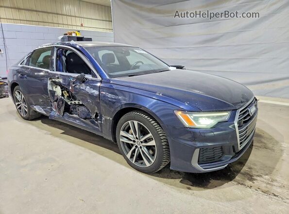 WAUL2AF23KN087420 2019 AUDI A6 Черный Передняя правая четверть