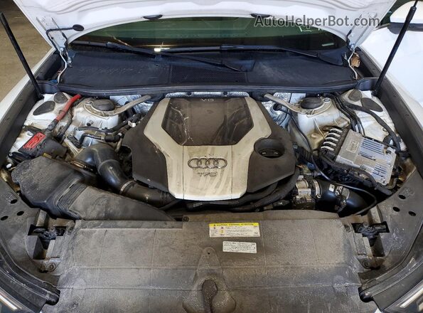 WAUL2AF26KN102895 2019 AUDI A6 Белый Вид задней части салона