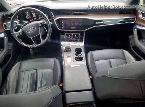 WAUL2AF28KN080897 2019 AUDI A6 Black წინა პანელის ხედი