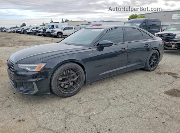 WAUL2AF28KN080897 2019 AUDI A6 Black წინა მარცხენა ხედი სამი მეოთხედიდან
