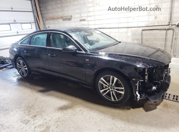 WAUL2AF28MN077873 2021 AUDI A6 Черный Передняя правая четверть