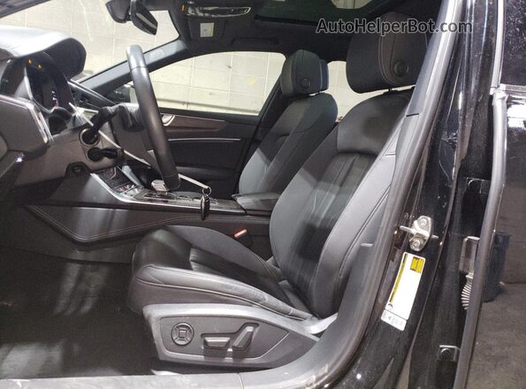 WAUL2AF28MN077873 2021 AUDI A6 Черный Вид салона спереди