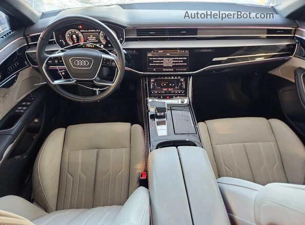 WAULDAF86PN008988 2023 AUDI A8 Blue წინა პანელის ხედი