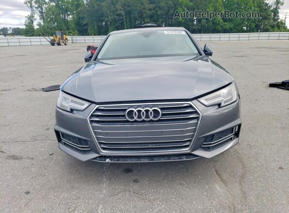 WAULMAF40JN010448 2018 AUDI A4 Серый Вид спереди