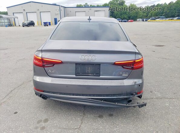WAULMAF40JN010448 2018 AUDI A4 Серый Вид сзади