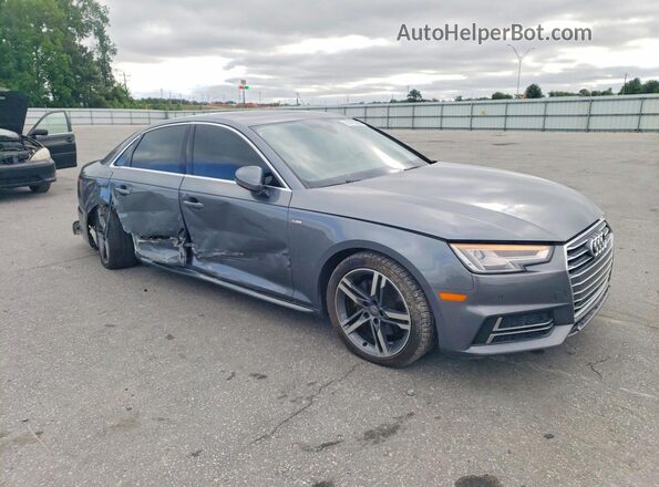 WAULMAF40JN010448 2018 AUDI A4 Серый Передняя правая четверть