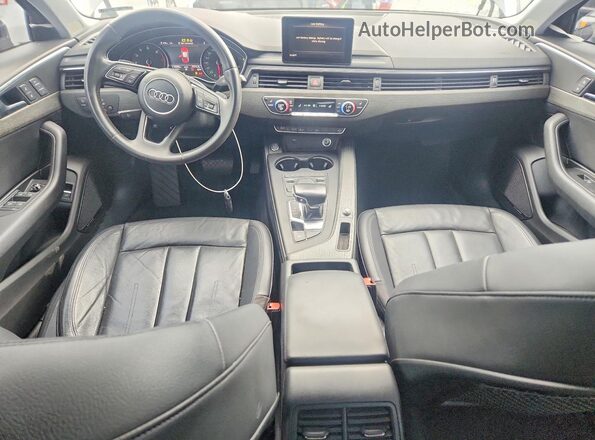 WAULMAF40JN010448 2018 AUDI A4 Серый Вид панели приборов