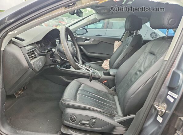 WAULMAF40JN010448 2018 AUDI A4 Серый Вид салона спереди