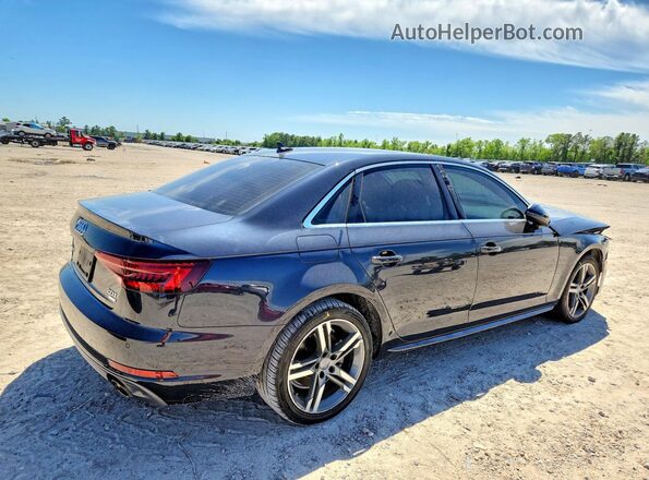 WAULMAF42JA217608 2018 AUDI A4 Синий Задняя правая четверть