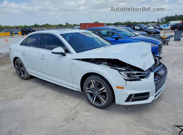 WAULNAF49HN012996 2017 AUDI A4 Белый Передняя правая четверть