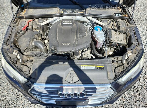 WAUMNAF49HN044075 2017 AUDI A4 Black Widok wnętrza z tyłu