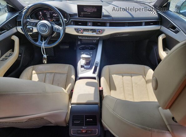 WAUMNAF49HN044075 2017 AUDI A4 Black Widok deski rozdzielczej
