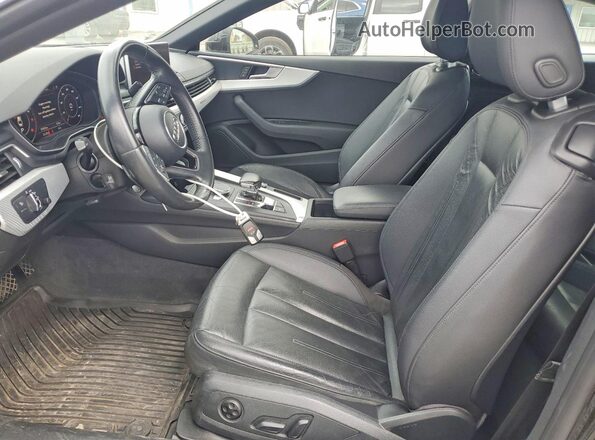 WAUPNAF55JA005034 2018 AUDI A5 Черный Вид салона спереди