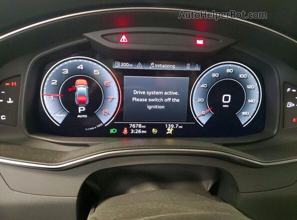 WAUR2BF24NN010284 2022 AUDI A7 Серый Вид щитка приборов